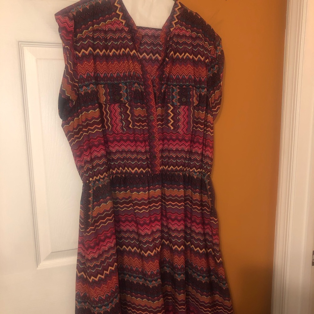 Multi colored mini dress 2 colors